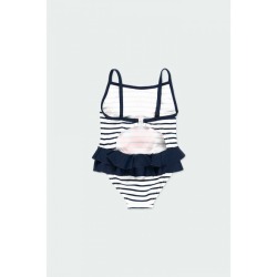 Bañador listado de bebé niña Bóboli