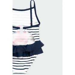 Bañador listado de bebé niña Bóboli
