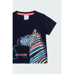 Camiseta "cebra" niño Boboli