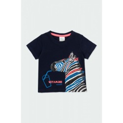 Camiseta "cebra" niño Boboli