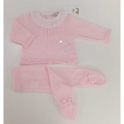 Conjunto hilo ml bebe niña A&J
