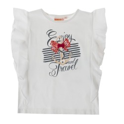 Camiseta niña ancla UBS2