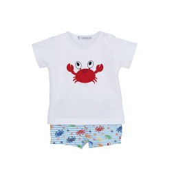 Conjunto baño niño cangrejo Calamaro