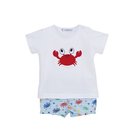 Conjunto baño niño cangrejo Calamaro
