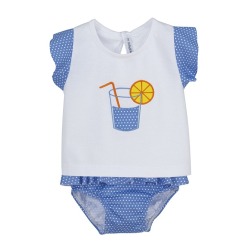 Conjunto baño niña sorbete Calamaro
