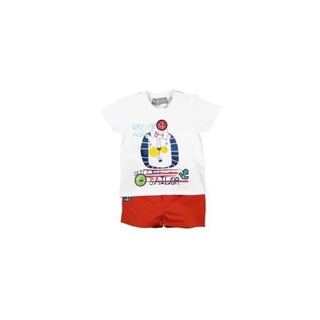 Conjunto punto leon de bebé niño Conjunto punto leon de bebé niño