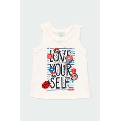 Camiseta punto "bbl love" niña Boboli