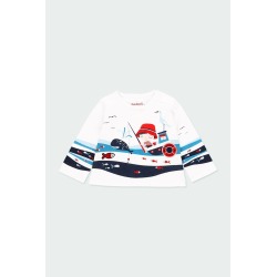 Camiseta punto "sea world" de bebé Boboli