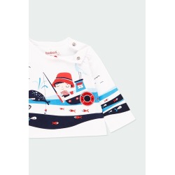 Camiseta punto "sea world" de bebé Boboli