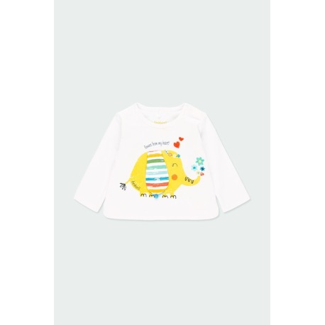 Camiseta punto "elefantes" bebé niña Boboli