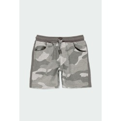 Bermuda felpa camuflaje de niño Boboli