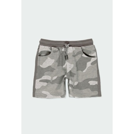 Bermuda felpa camuflaje de niño Boboli