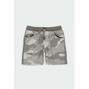 Bermuda felpa camuflaje de niño Boboli