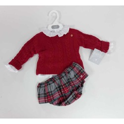 Conjunto baby 3 piezas trenzas Yoedu