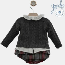 Conjunto baby 3 piezas trenzas Yoedu
