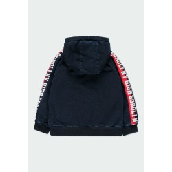 Sudadera felpa denim "new york" de niño Boboli