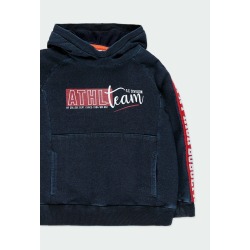 Sudadera felpa denim "new york" de niño Boboli