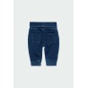 Pantalón felpa denim de bebé Boboli