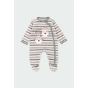 Pelele terciopelo listado de bebé Boboli