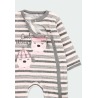 Pelele terciopelo listado de bebé Boboli