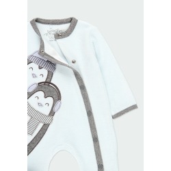 Pelele terciopelo "pingüino" de bebé Boboli