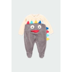 Pelele terciopelo de bebé Boboli