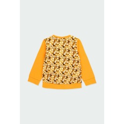 Camiseta punto combinada flores de niña Boboli