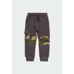 Pantalón felpa con bandas de niño Boboli