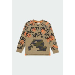 Camiseta punto estampada de niño Boboli