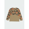 Camiseta punto estampada de niño Boboli