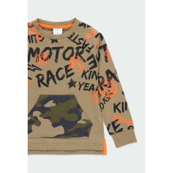 Camiseta punto estampada de niño Boboli
