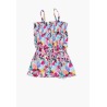 Vestido viscosa estampado flores