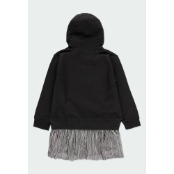 Vestido felpa combinado "alas" de Boboli